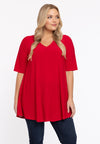 Tunic Swing short sleeve DOLCE - red 