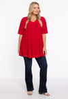 Tunic Swing short sleeve DOLCE - red 