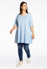 Tunic wide bottom COTTON - light blue - #2