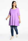 Tunic wide bottom COTTON - light purple