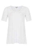 Tunic flare COTTON - white - #4