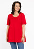 Tunic flare COTTON - red 