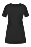 T-shirt long VISCOSE - black - #5