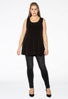 Singlet flare DOLCE - black 