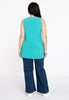 Singlet flare DOLCE - turquoise - #3