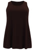 Singlet flare DOLCE - brown - #4