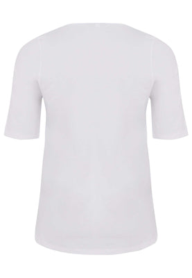 T-shirt A-line VISCOSE - white  - #5