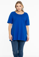 Tunic flare fit COTTON - indigo - #1