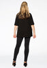 T-shirt VISCOSE - black  - #3