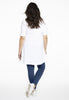 Tunic wide bottom COTTON - white  - #3