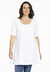 Tunic wide bottom COTTON - white 