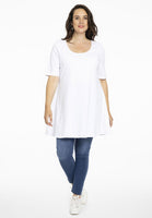 Tunic wide bottom COTTON - white - #2