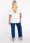 T-shirt doppelt v-ausschnitt dolce - Weiß