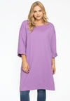 Tunic wide COTTON - light purple