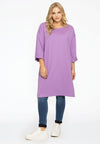 Tunic wide COTTON - light purple