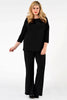 Shirt wide 3/4 sleeve DOLCE - black  - #2