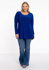 Tunic long sleeve flare DOLCE - indigo