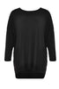 Shirt long sleeves wide DOLCE - black - #4