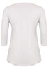 Tunic flare fit buttons COTTON - white  - #3