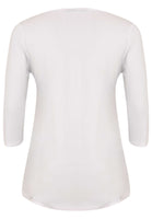 Tunic flare fit buttons COTTON - white  - #3