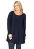 Tunic  wide bottom DOLCE - blue