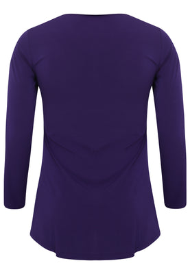 Tunic  wide bottom DOLCE - purple  - #5