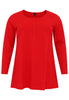 Tunic  flare buttons COTTON - red  - #2