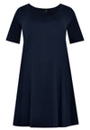Tunic longsleeve wide bottom COTTON - black - #4