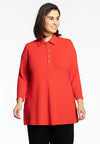 Tunic flare DIAGONAL - red