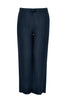 Trousers waist cord LINEN - blue - #4