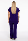 Trousers bootleg DOLCE - purple 