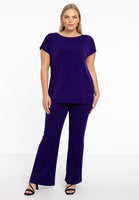 Trousers bootleg DOLCE - purple  - #1