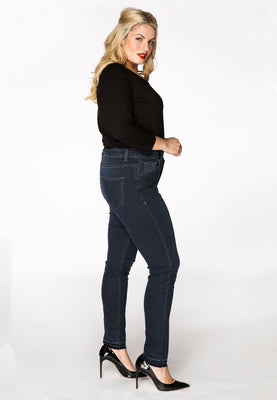 Ripped bottom jeans - dark indigo - #4