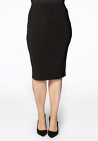 Pencil skirt stretch DOLCE - black  - #1