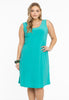 Dress sleeveless wide DOLCE - turquoise