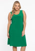 Dress sleeveless wide DOLCE - green 