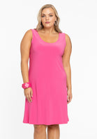 Dress sleeveless wide DOLCE - pink - #1