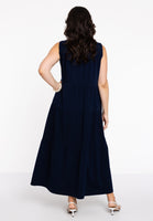 Dress puckering COTTON - blue - #3