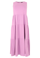 Dress puckering COTTON - light purple - #4