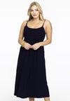 Dress spaghetti elastic waist dolce - blau