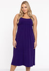 Dress spaghetti elastic waist dolce - Violett