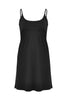 Slip dress elastic waist VISCOSE - black  - #4