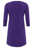 Dress A-line DOLCE - purple  - #5