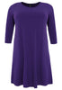 Dress A-line DOLCE - purple  - #4