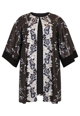 Kimono SEQUINS - black  - #3