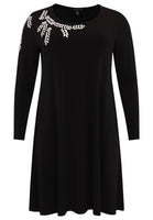 Dress A-line strass DOLCE - black - #4