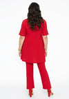 Tunic polo wide bottom studs DOLCE - red - #3