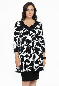 Tunic wide bottom VITTORIA - white - #1