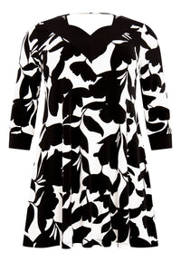 Tunic wide bottom VITTORIA - white - #4