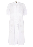 Dress circle sleeve DOLCE - white - #4